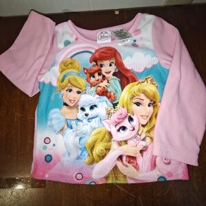 Disney Princesses Long Sleeve Pajama Top.